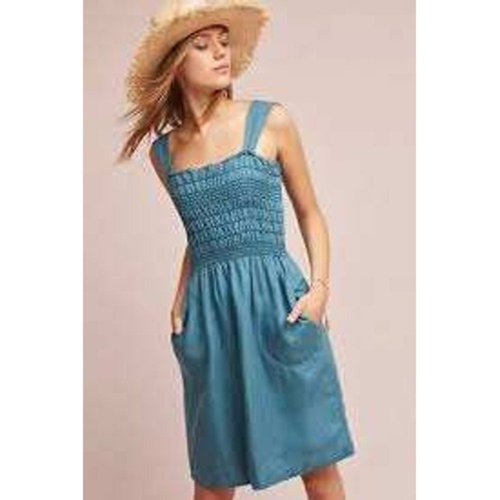 Maeve Smocked Adjustable Sun Dress